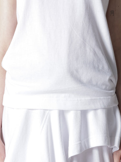 JERSEY BACK LINE SLEEVELESS TEE