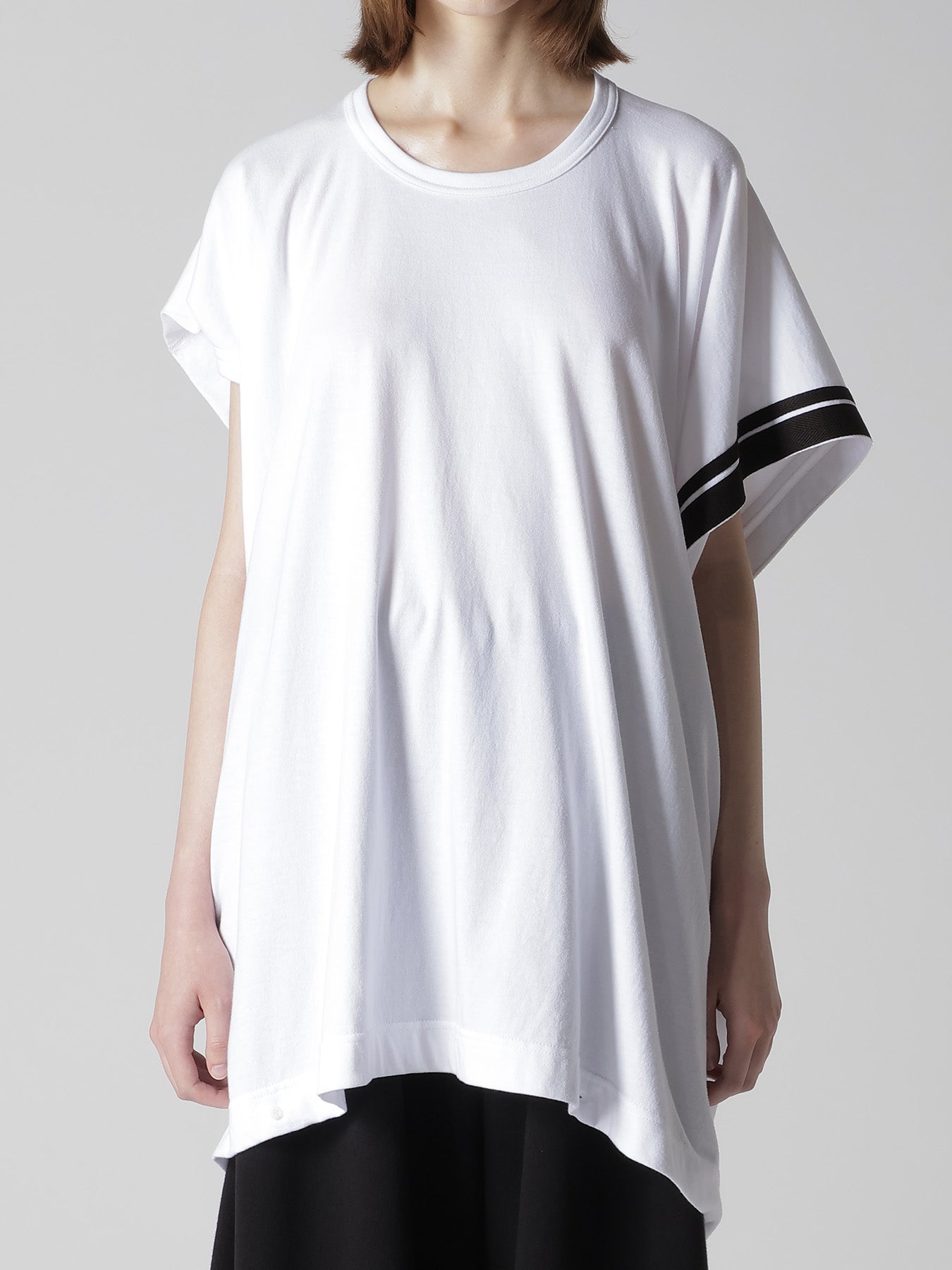 JERSEY UNBALANCE LINE PULLOVER