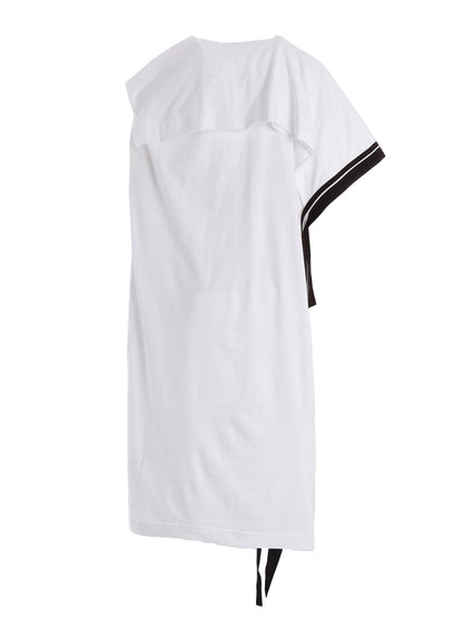JERSEY UNBALANCE LINE DRESS