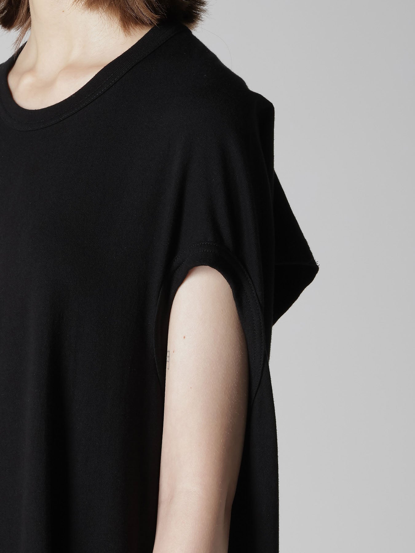 JERSEY UNBALANCE LINE DRESS