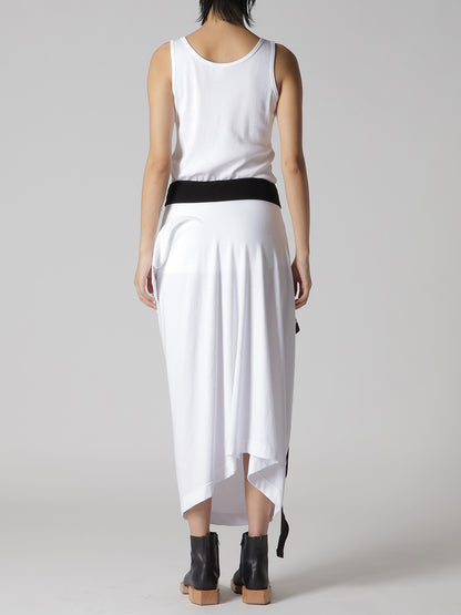 JERSEY UNBALANCE LINE SKIRT