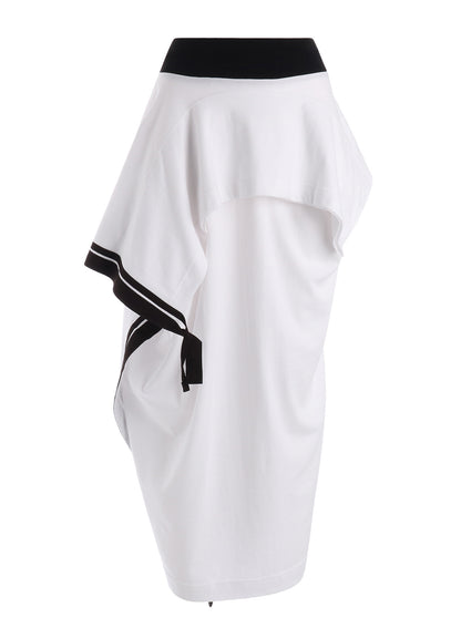 JERSEY UNBALANCE LINE SKIRT