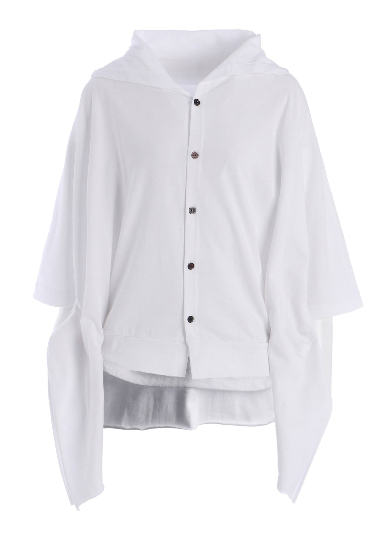 JERSEY RAGLAN COLLARED CARDIGAN