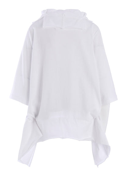 JERSEY RAGLAN COLLARED CARDIGAN