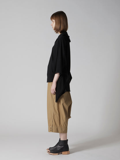 JERSEY RAGLAN COLLARED CARDIGAN