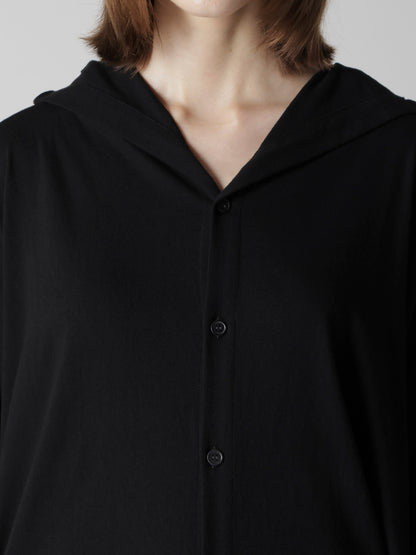 JERSEY RAGLAN COLLARED CARDIGAN