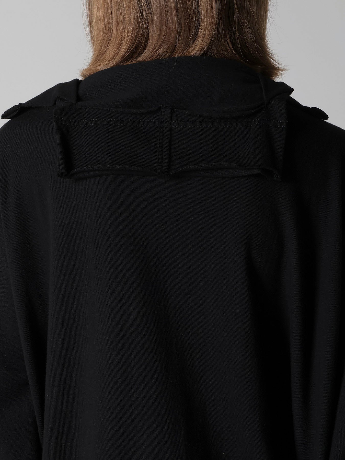 JERSEY RAGLAN COLLARED CARDIGAN