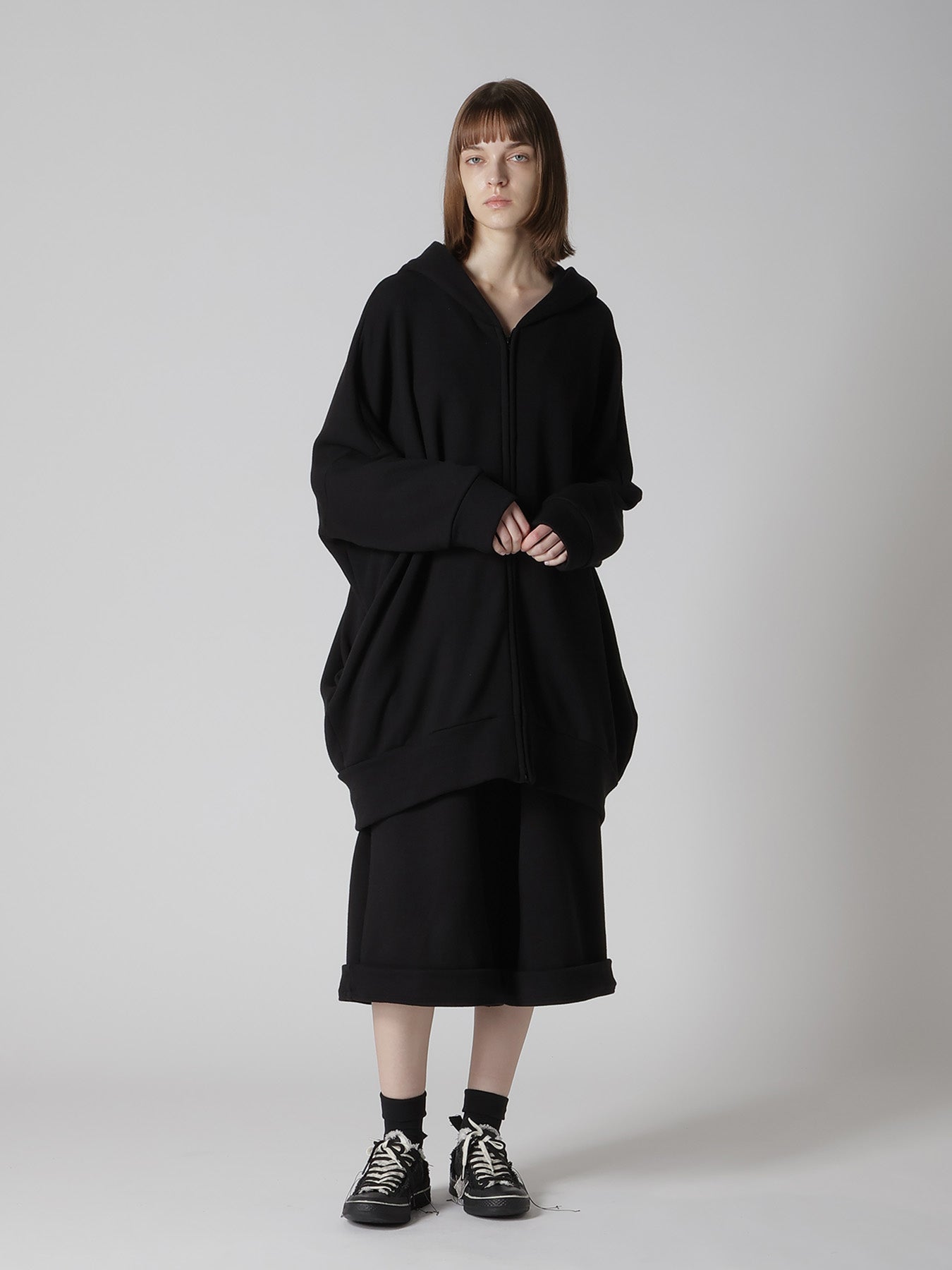 FRENCH TERRY HOODED BIG JUMPER – THE SHOP YOHJI YAMAMOTO