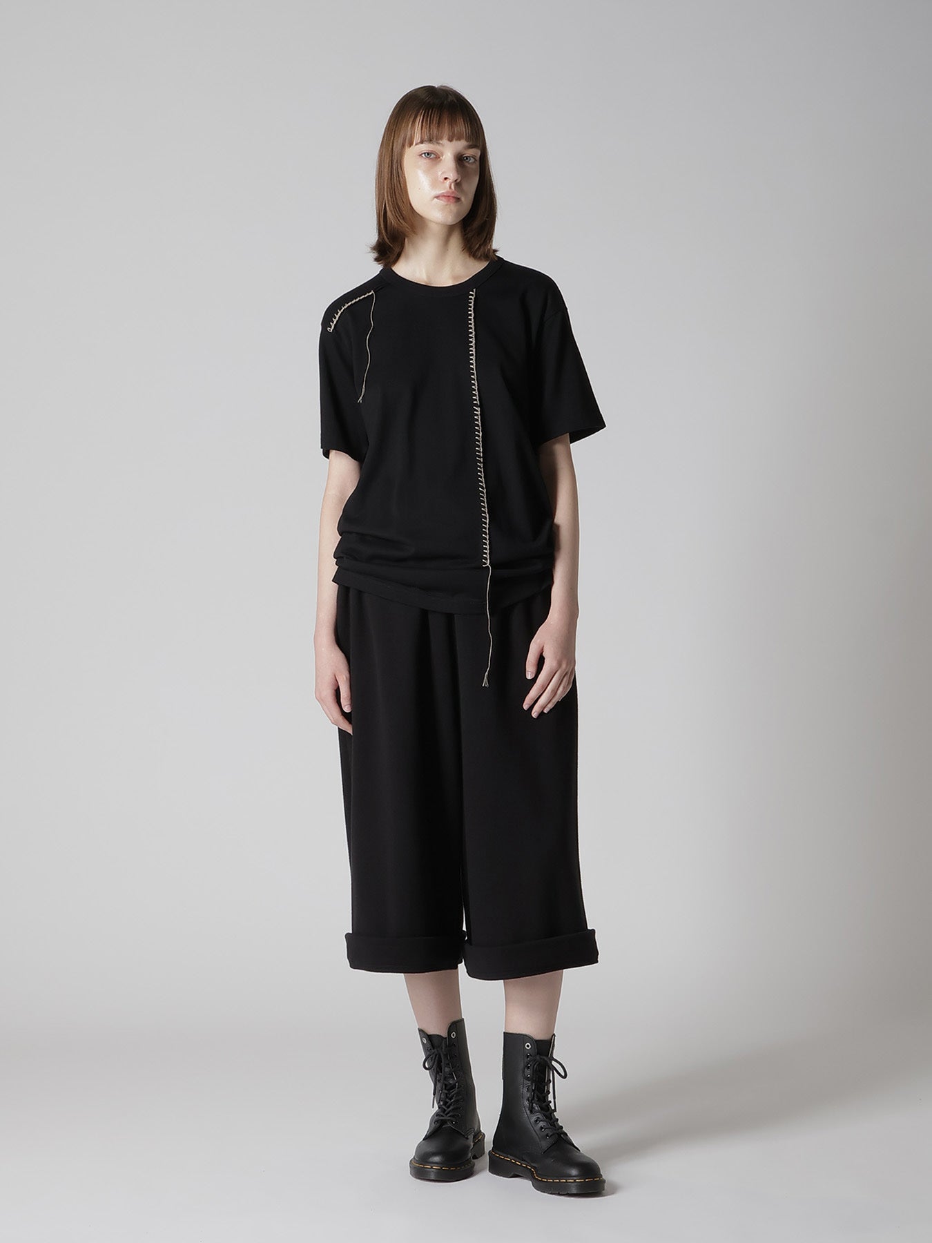 FRENCH TERRY 3/4 BIG PANTS – THE SHOP YOHJI YAMAMOTO