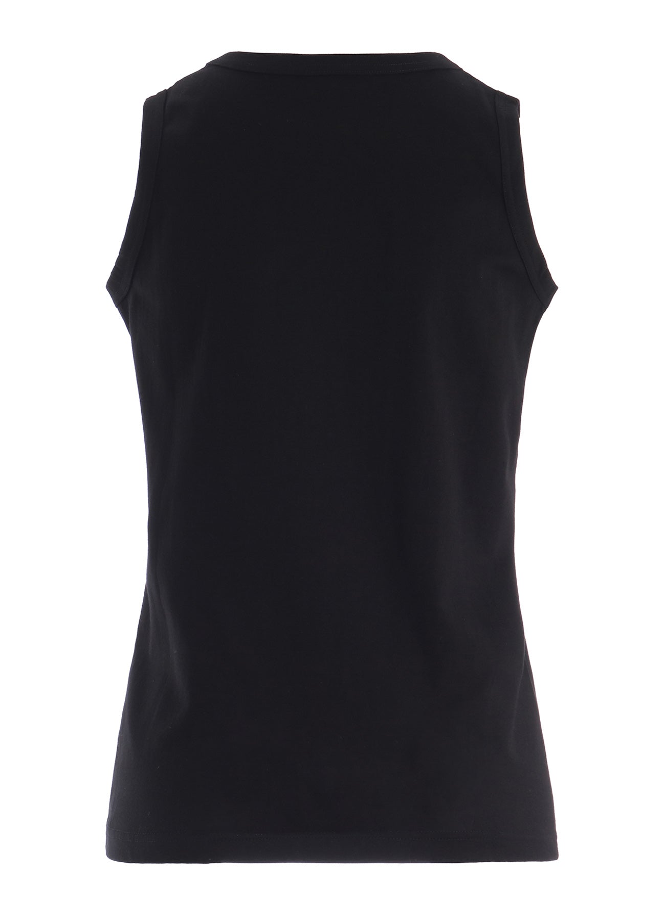 RANDOM STITCH EMBROIDERY SLEEVELESS TEE