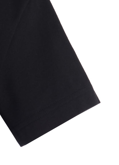 RANDOM STITCH EMBROIDERY SHORT SLEEVE TEE