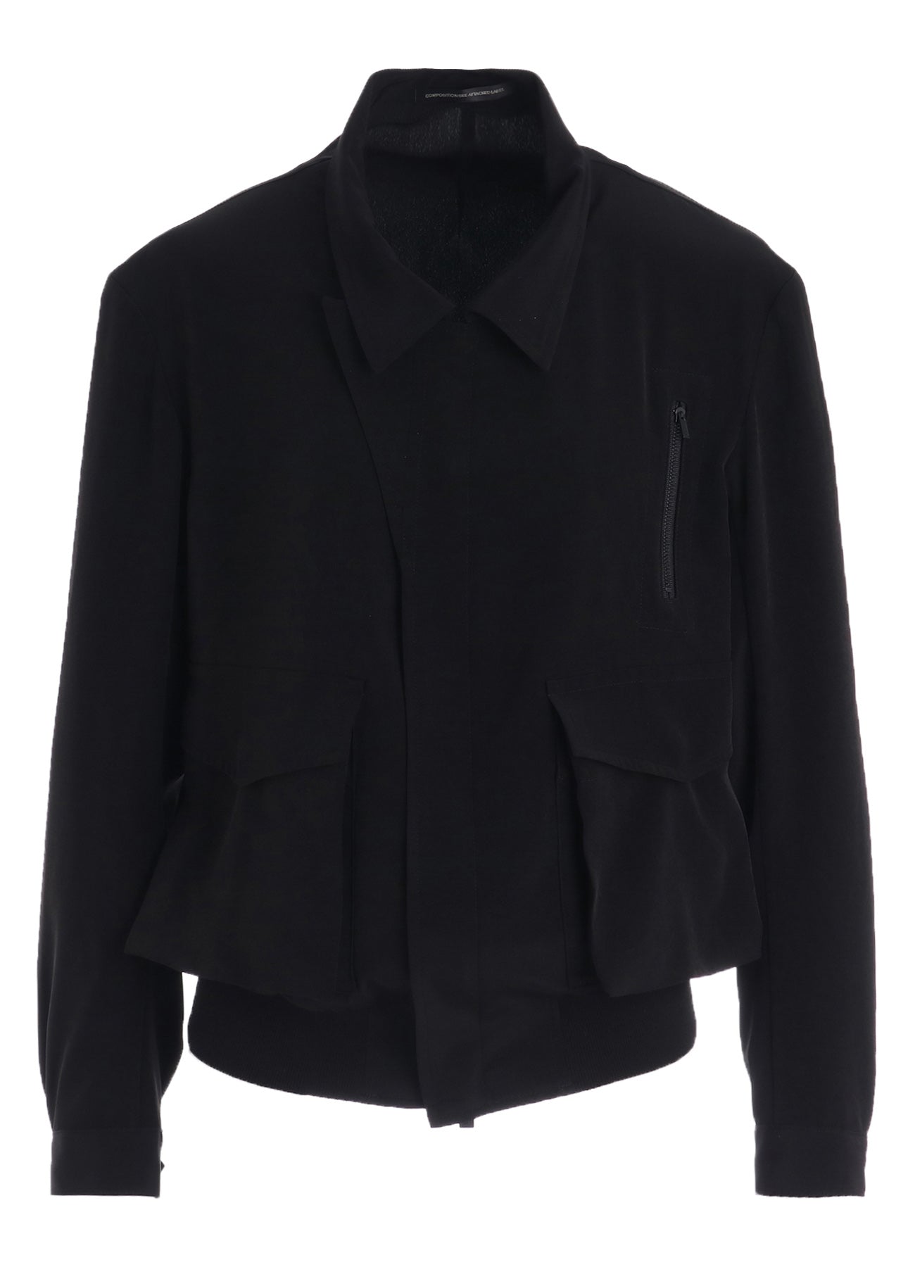 TA/PE CREPE DE CHINE 2 POCKET BLOUSON