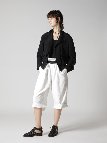 TA/PE CREPE DE CHINE 2 POCKET BLOUSON
