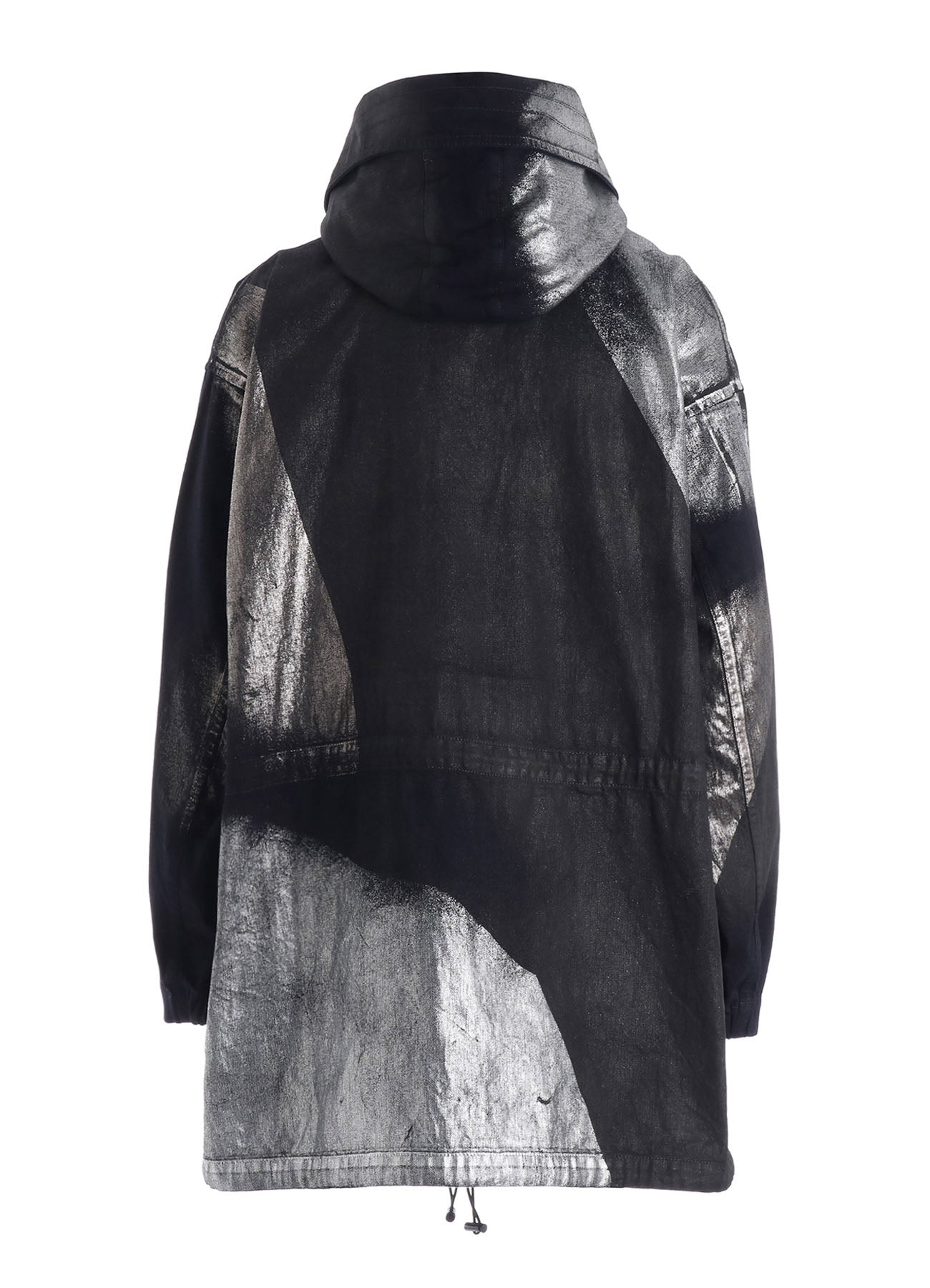 8OZ DENIM FOIL PRINT 4POCKET BLOUSON