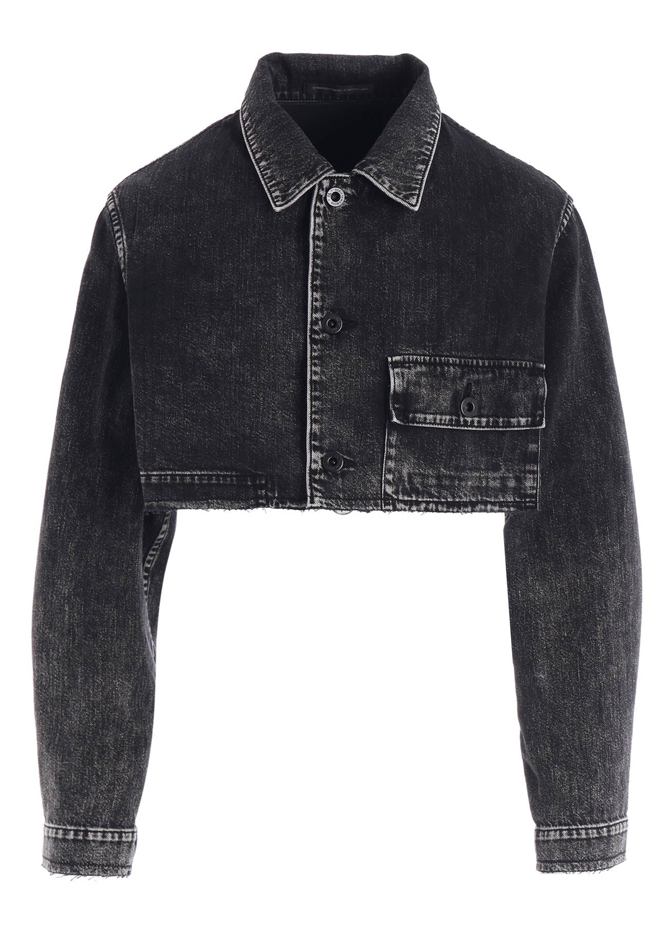 Yoh￼￼j￼i Yamamoto ブルゾン 8OZ DENIM CHEMICAL WASH SHORT BLOUSON – THE SHOP YOHJI YAMAMOTO
