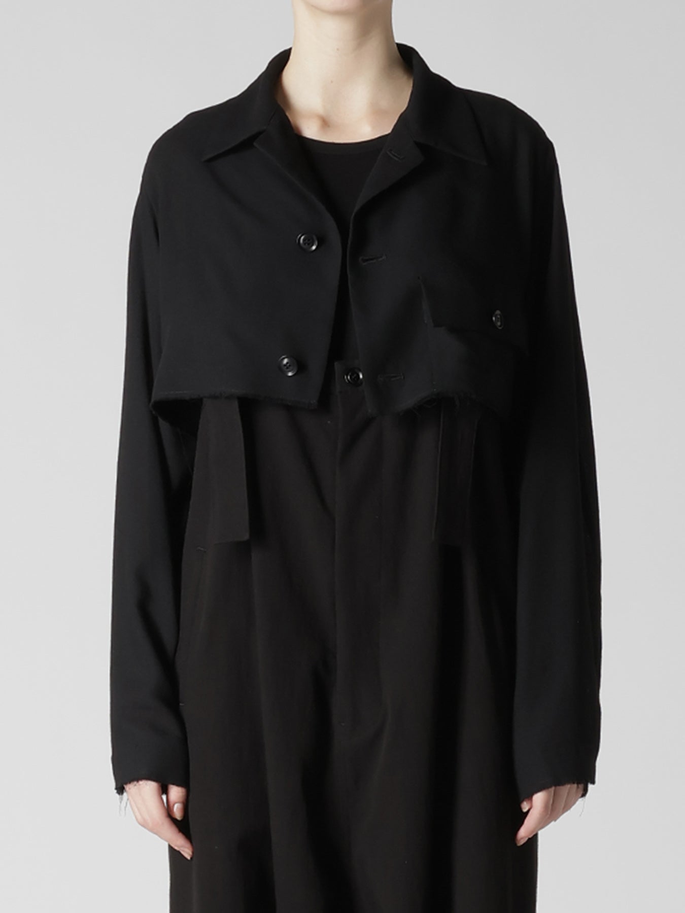 RY/NY GAUZE SHORT BLOUSON – THE SHOP YOHJI YAMAMOTO