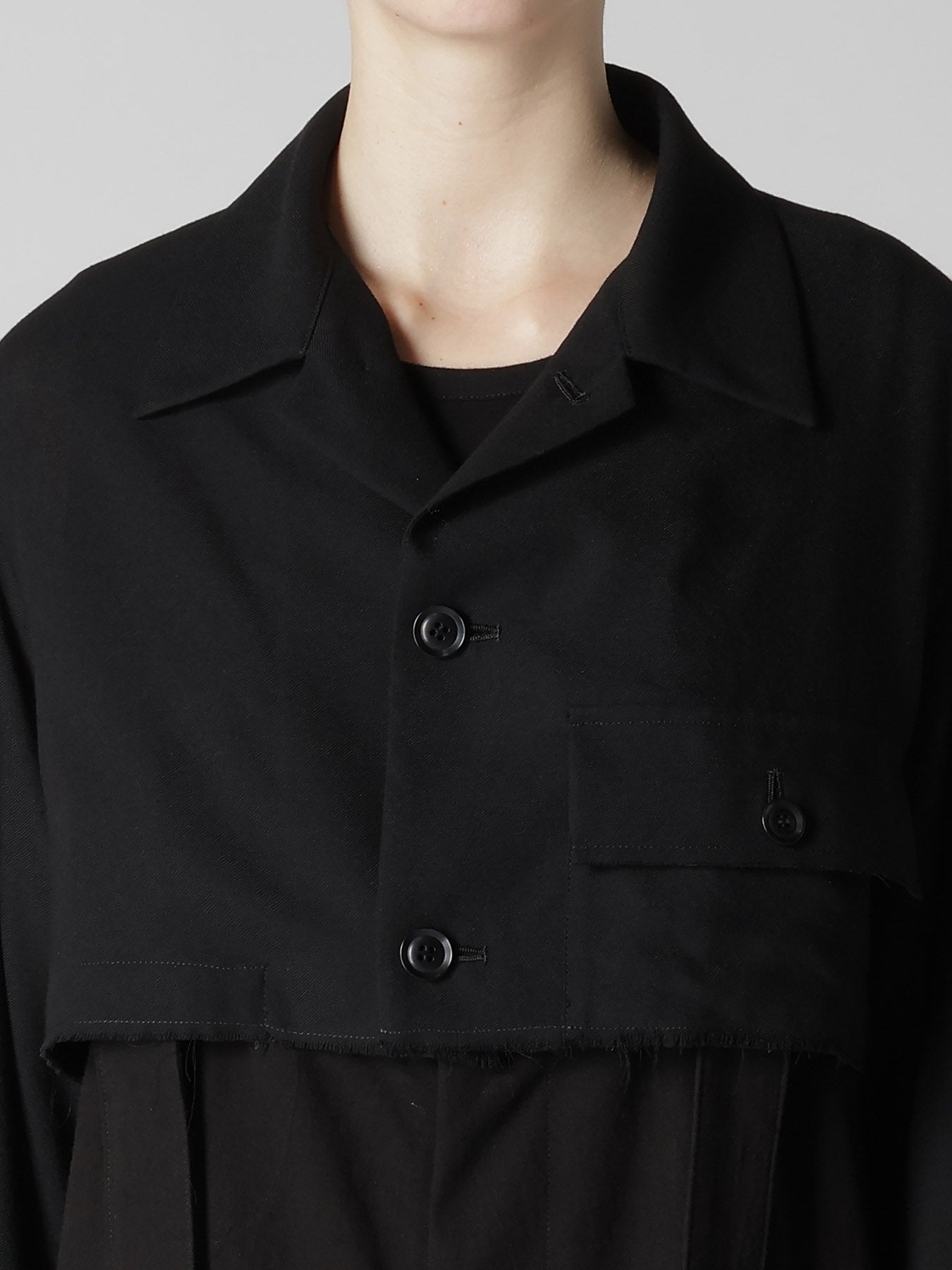 RY/NY GAUZE SHORT BLOUSON – THE SHOP YOHJI YAMAMOTO