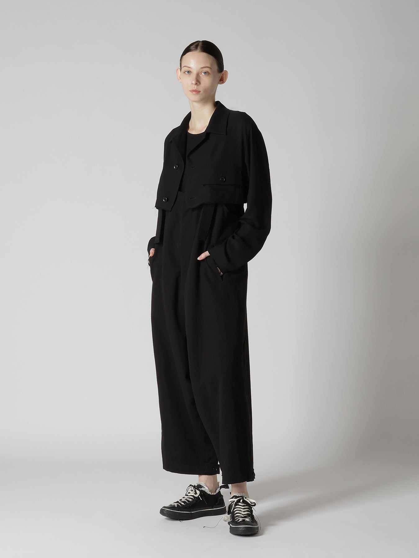 RY/NY GAUZE SHORT BLOUSON – THE SHOP YOHJI YAMAMOTO