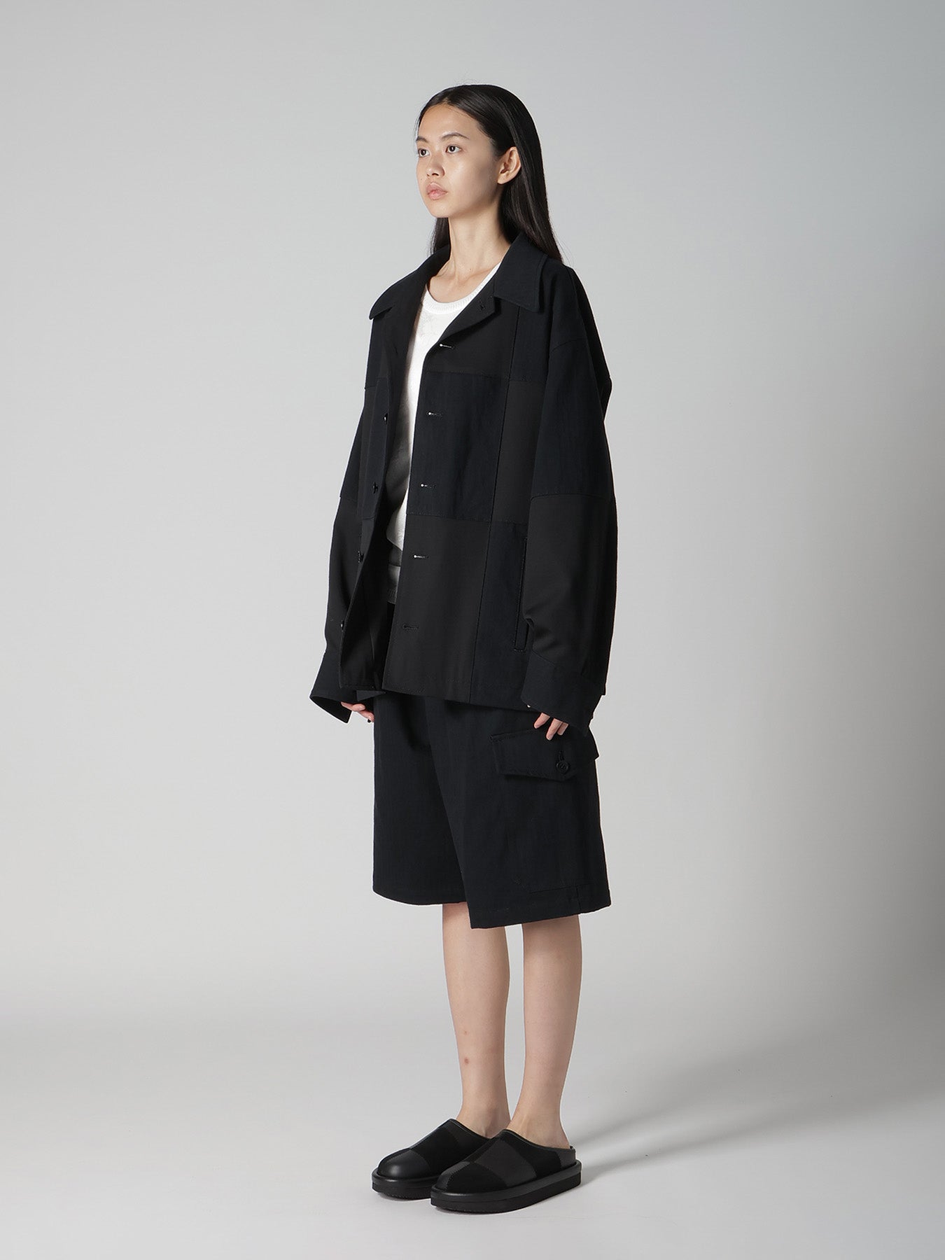 HARD TWISTED NIDOM BIO WASH PATCHED BLOUSON