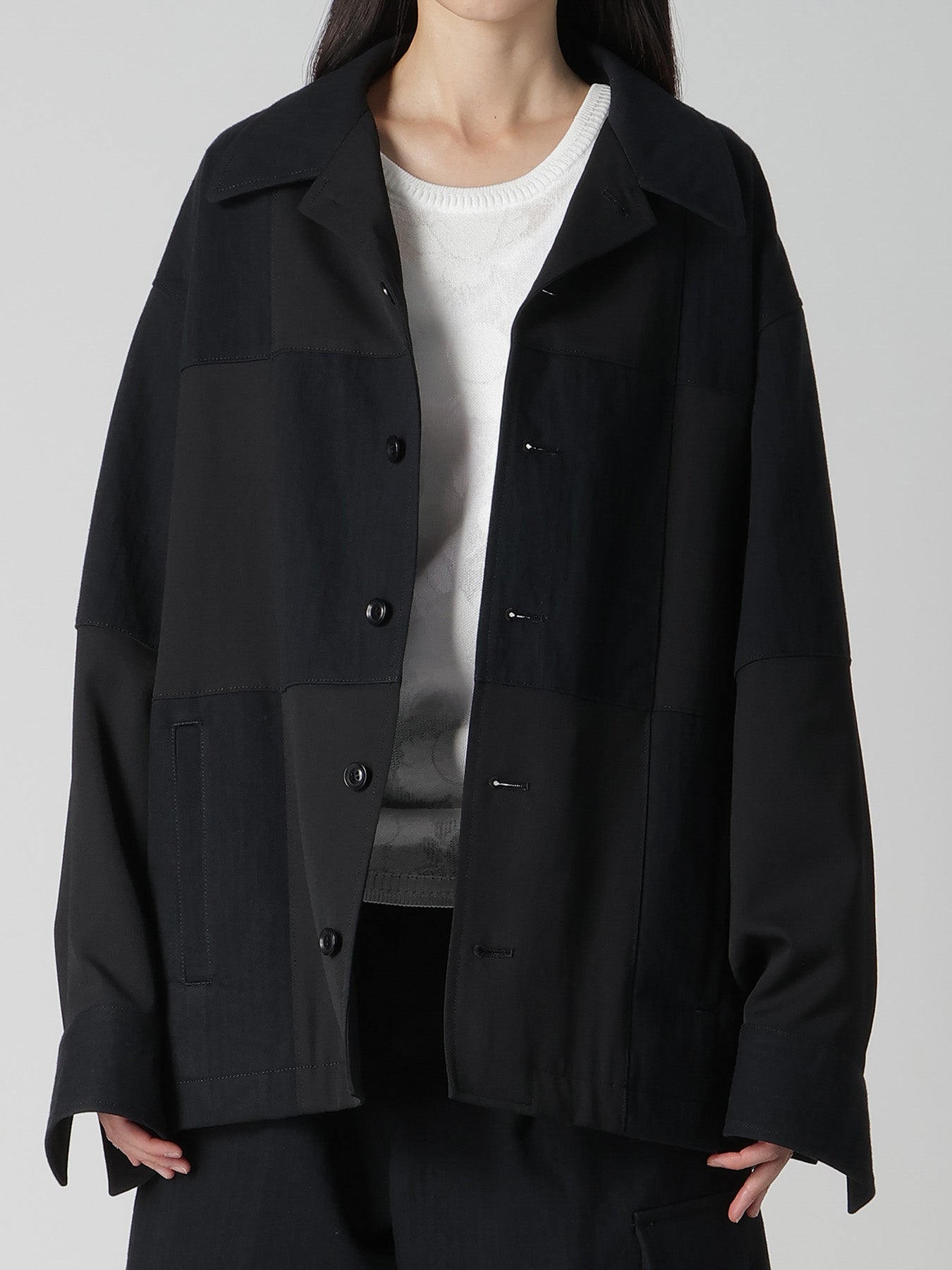 HARD TWISTED NIDOM BIO WASH PATCHED BLOUSON