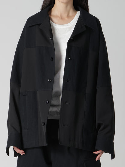 HARD TWISTED NIDOM BIO WASH PATCHED BLOUSON