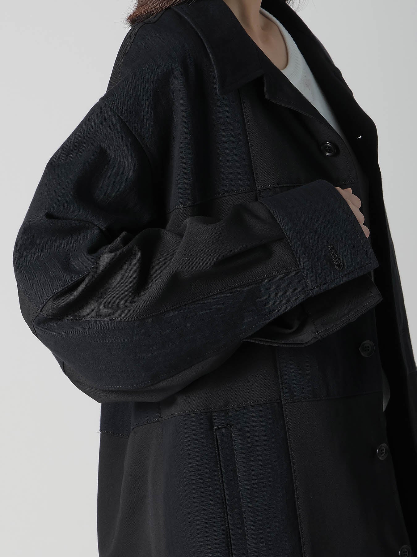 HARD TWISTED NIDOM BIO WASH PATCHED BLOUSON