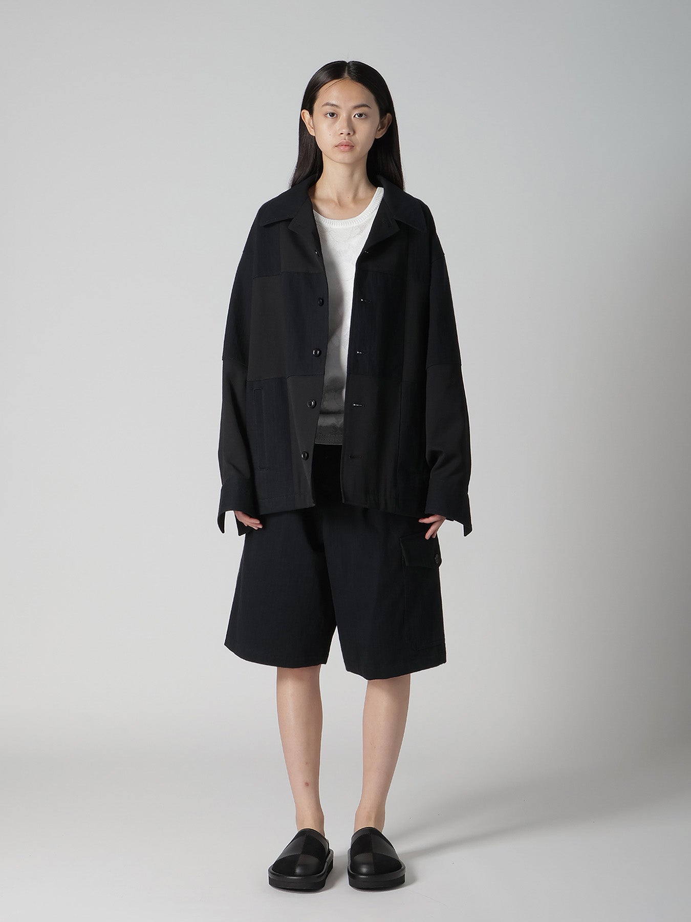 HARD TWISTED NIDOM BIO WASH PATCHED BLOUSON