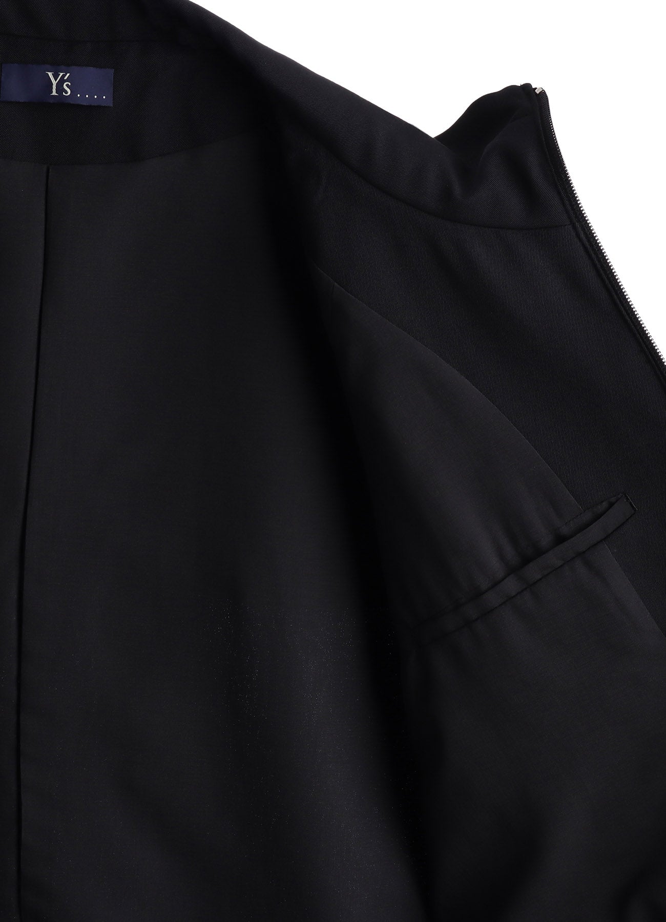 WOOL GABARDINE STAND COLLAR BLOUSON