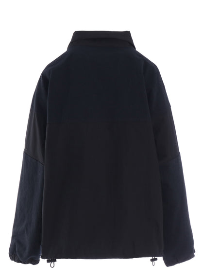 STRETCH TAFTA STAND COLLAR BLOUSON