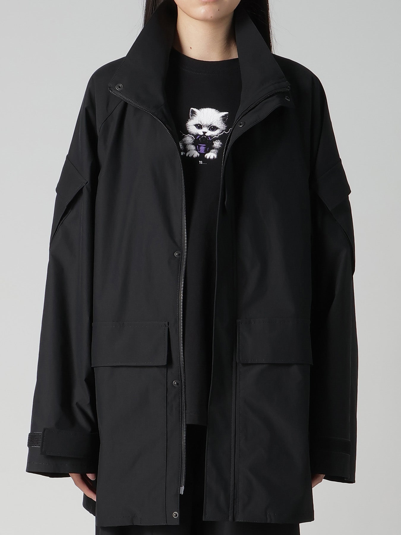 STRETCH TAFTA FIELD BLOUSON