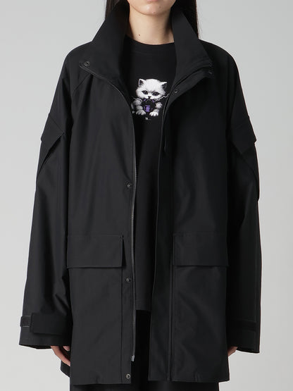 STRETCH TAFTA FIELD BLOUSON