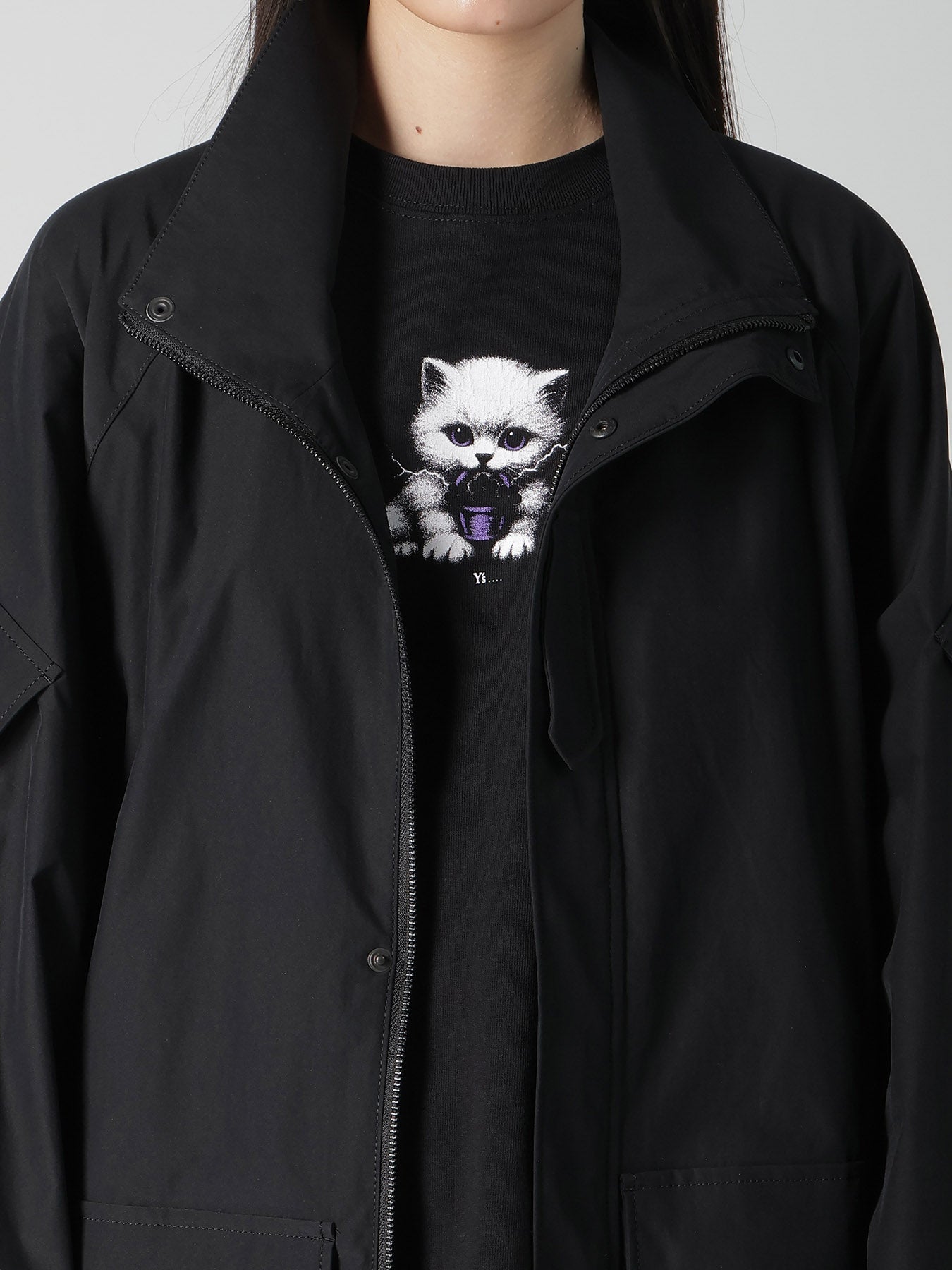 STRETCH TAFTA FIELD BLOUSON