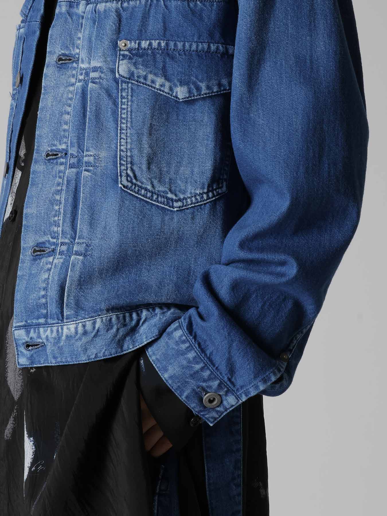8OZ SPOTTED DENIM JACKET – THE SHOP YOHJI YAMAMOTO