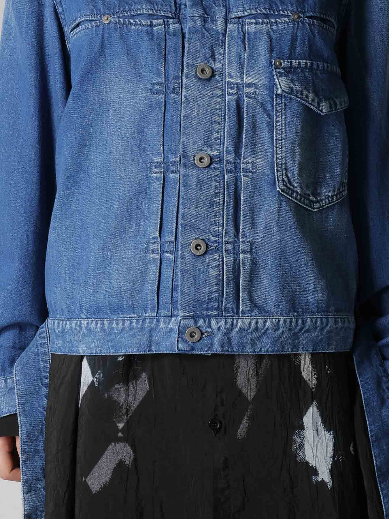 8OZ SPOTTED DENIM JACKET – THE SHOP YOHJI YAMAMOTO