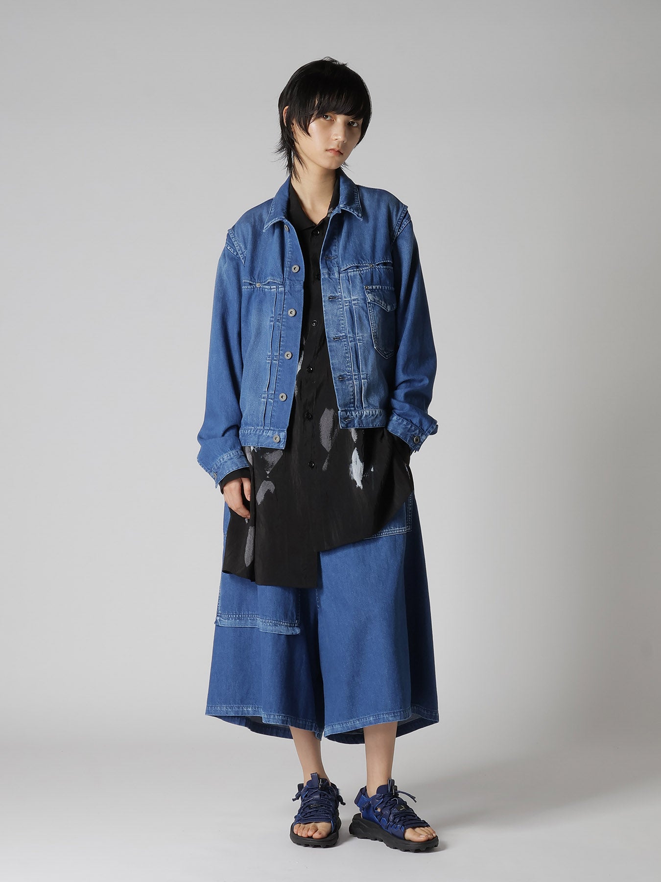 8OZ SPOTTED DENIM JACKET – THE SHOP YOHJI YAMAMOTO