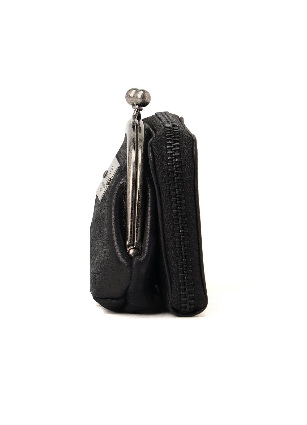 LEATHER WALLET W/ METAL CLASP