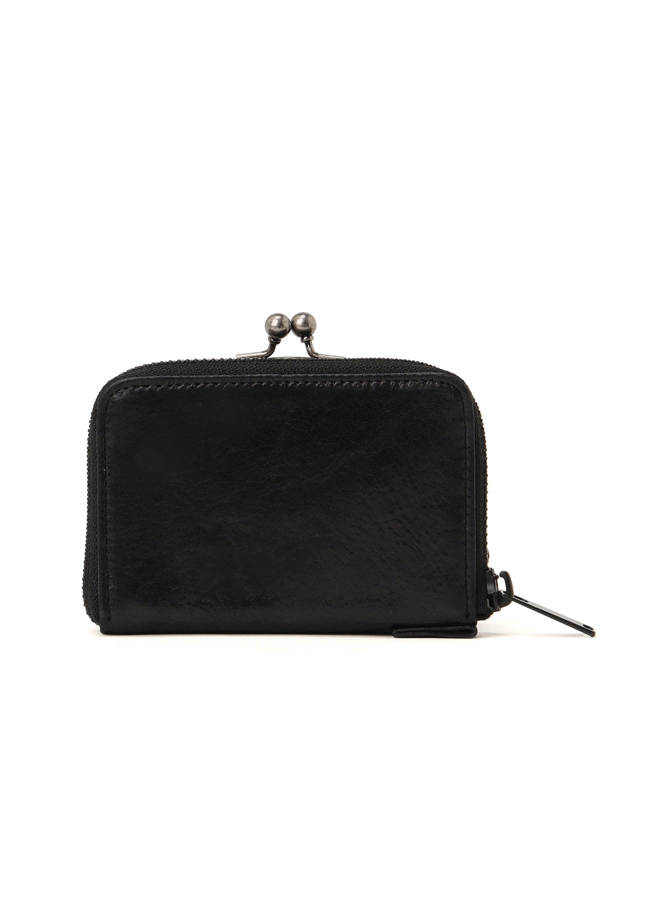 LEATHER WALLET W/ METAL CLASP
