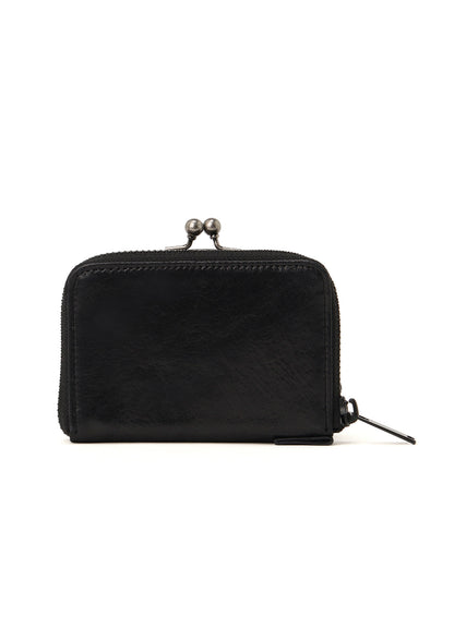 LEATHER WALLET W/ METAL CLASP
