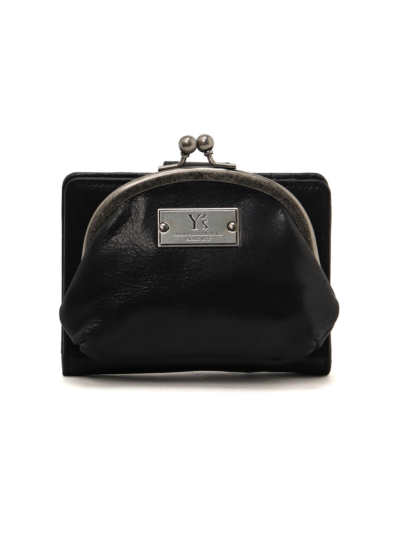 LEATHER CARD CASE W/ METAL CLASP
