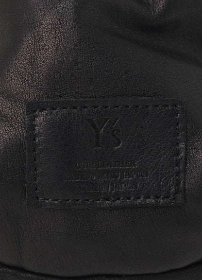 SOFT WATER-DYED LEATHER POUCH