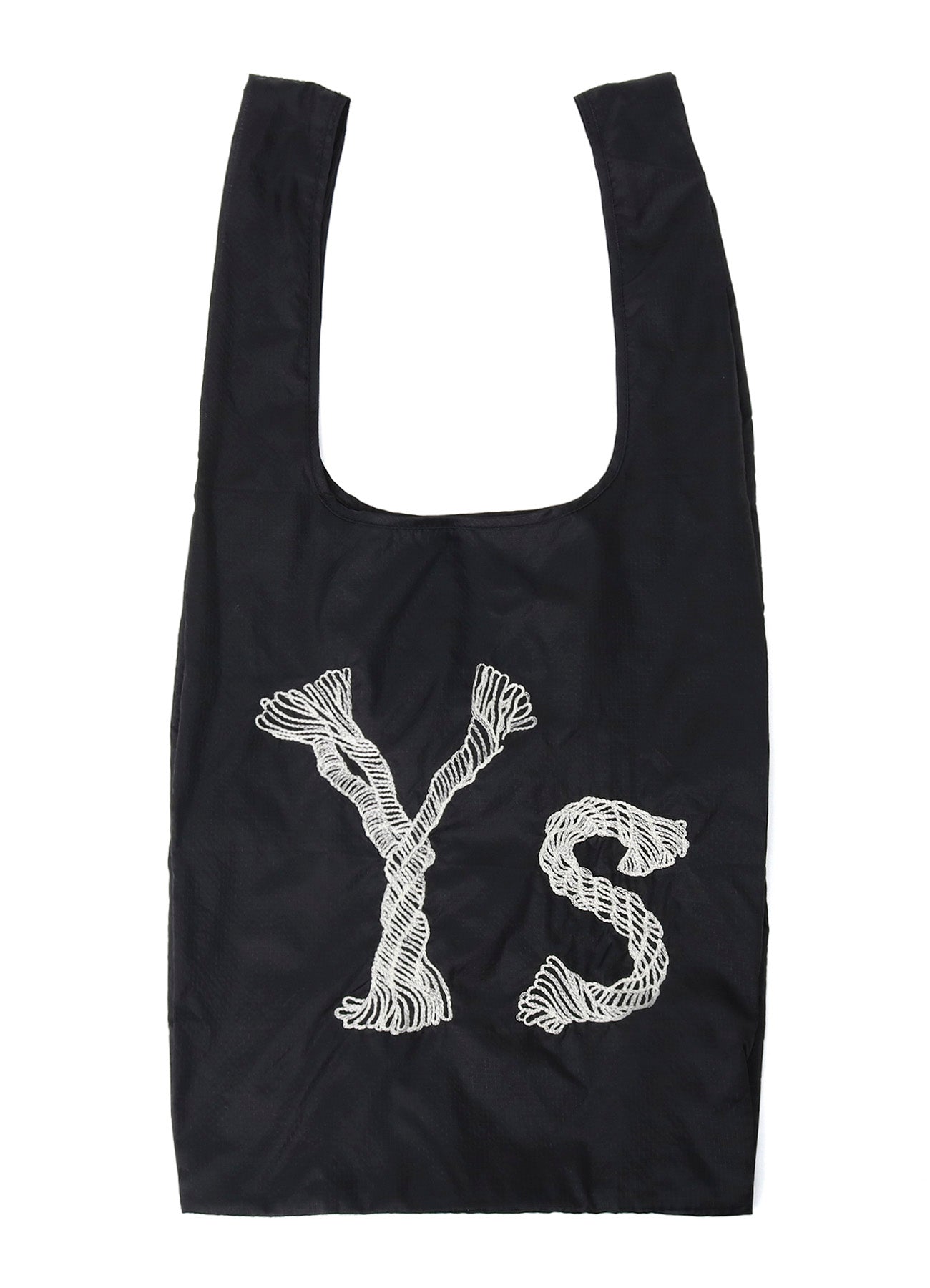 Y'S LOGO STITCH NYLON SHOPPING BAG