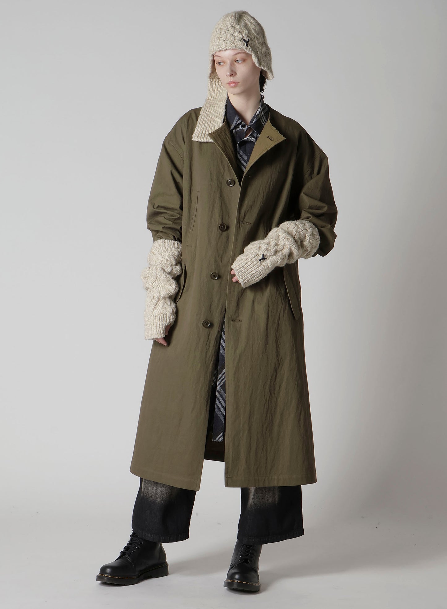 SLUB WOOL ARM WARMER