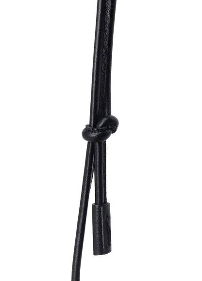 LEATHER BLOCK SHOULDER STRAP