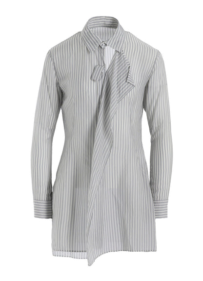 CUPRO STRIPE FRONT CLOTH SHIRT