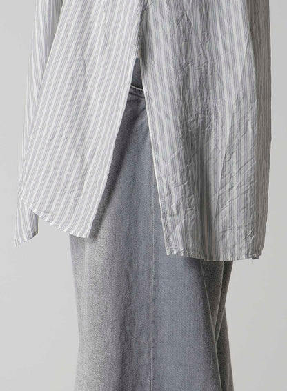 CUPRO STRIPE FRONT CLOTH SHIRT
