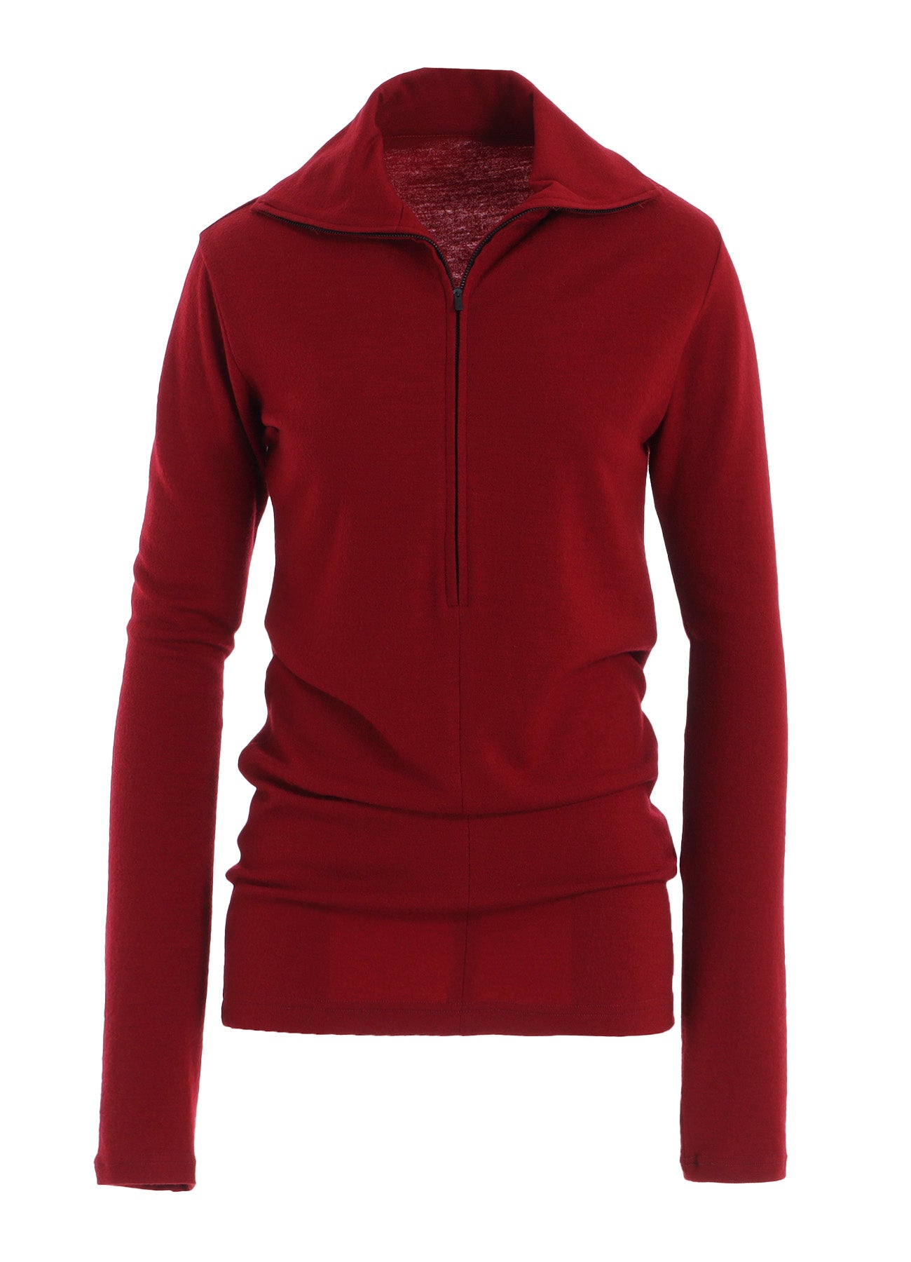 MILD WASHABLE JERSEY HIGH NECK BLOUSE