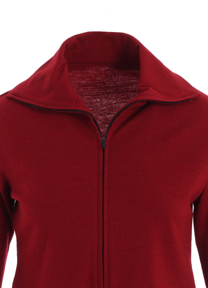 MILD WASHABLE JERSEY HIGH NECK BLOUSE