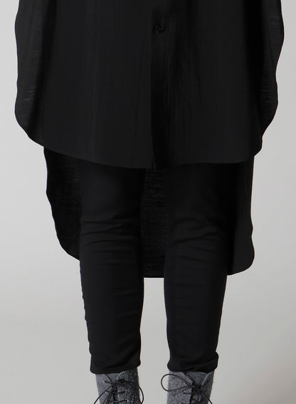 HARD-TWIST SERGELAYERED FRONT SHIRT