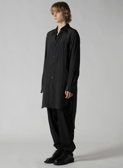 CUPRO STRIPE DOUBLE FRONT SHIRT