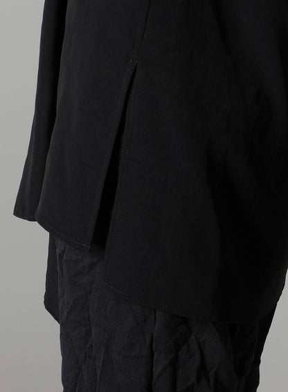 TA/PE CREPE DE CHINE ASYMMETRIC BLOUSE